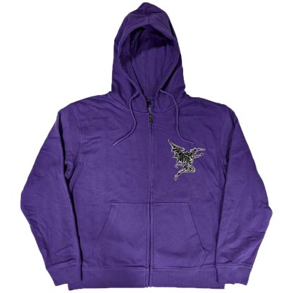 BLACK SABBATH Henry Pocket Logo Zippered Hooded Sweatshirt