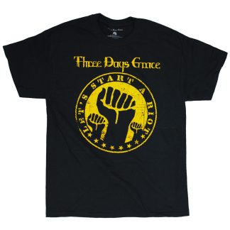 THREE DAYS GRACE Let's Start A Riot 2019 Tour T-shirt