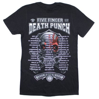 FIVE FINGER DEATH PUNCH Fortis Fortuna 2020 Tour T-shirt - Image 2