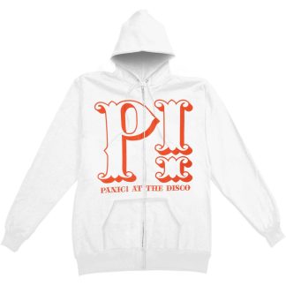 PANIC! AT THE DISCO Mustaches Zippered Hooded Sweatshirt