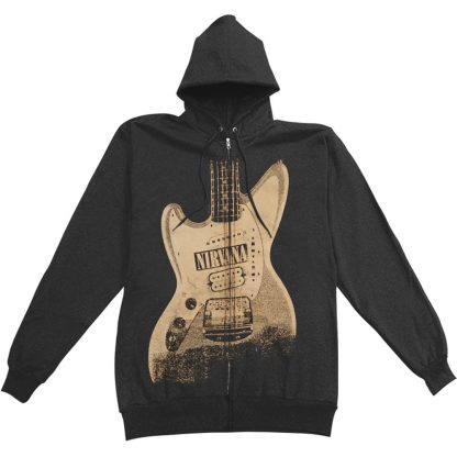 NIRVANA Zippered Hooded Sweatshirt