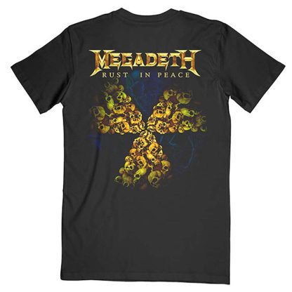 MEGADETH Rust In Peace 30th Anniversary (Back Print) Slim Fit T-shirt - Image 2
