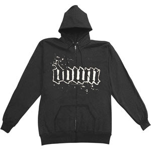 DOWN Brotherhood Zippered Hooded Sweatshirt