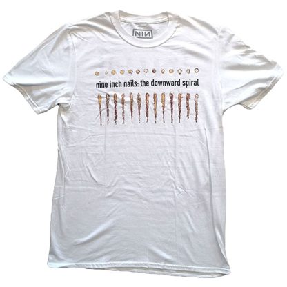 NINE INCH NAILS Downward Spiral (Back Print) Slim Fit T-shirt