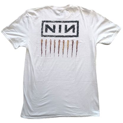 NINE INCH NAILS Downward Spiral (Back Print) Slim Fit T-shirt - Image 2