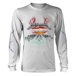 METALLICA Master Of Puppets Tracks (White) Long Sleeve
