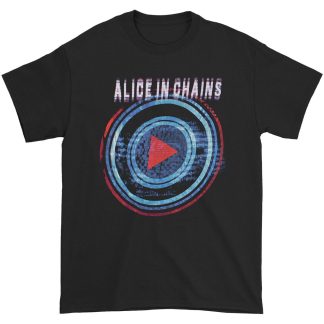 ALICE IN CHAINS Play Button Tee T-shirt