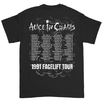 ALICE IN CHAINS  Facelift Tour 91 T-shirt - Image 2