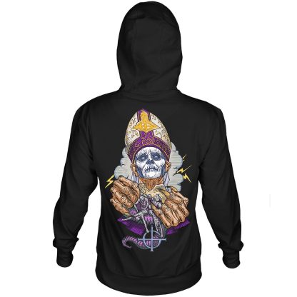 GHOST Purple Papa Plaguebringer Hooded Sweatshirt - Image 2