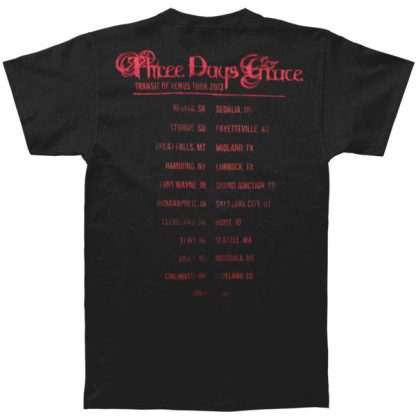 THREE DAYS GRACE Transit To Venus 2013 Tour T-shirt - Image 2