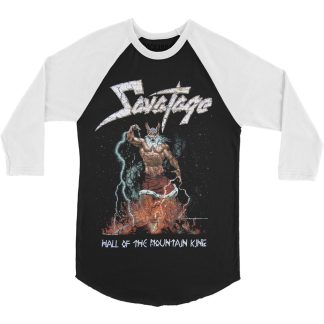 SAVATAGE Hall of the Mountain King Raglan Baseball Jersey