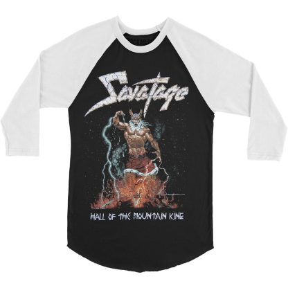 SAVATAGE Hall of the Mountain King Raglan Baseball Jersey