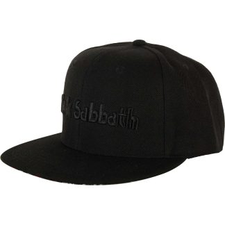 BLACK SABBATH Logo & Demon Snapback Baseball Cap