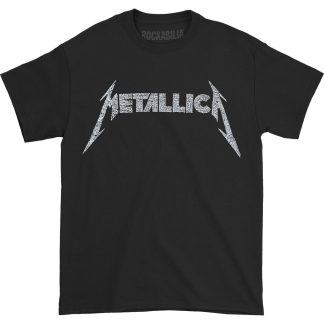 METALLICA 40th Anniversary Songs Logo (Back Print) Slim Fit T-shirt