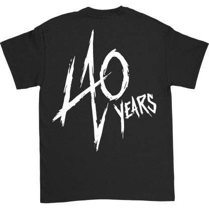 METALLICA 40th Anniversary Songs Logo (Back Print) Slim Fit T-shirt - Image 2