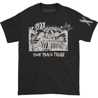 MY CHEMICAL ROMANCE XV Marching Frame (Back Print) Slim Fit T-shirt