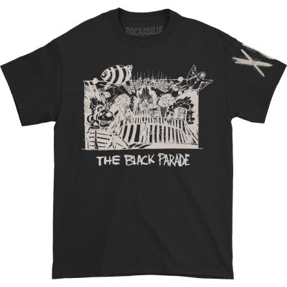 MY CHEMICAL ROMANCE XV Marching Frame (Back Print) Slim Fit T-shirt