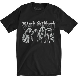 BLACK SABBATH Greyscale Group Slim Fit T-shirt