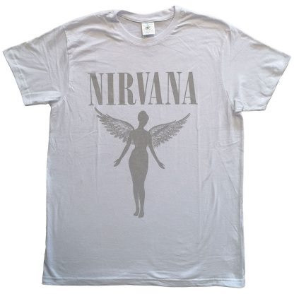 NIRVANA In Utero Tour (Back Print) Slim Fit T-shirt