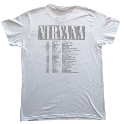 NIRVANA In Utero Tour (Back Print) Slim Fit T-shirt - Image 2