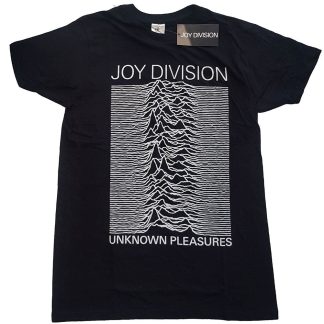 JOY DIVISION Unknown Pleasures White On Black Slim Fit T-shirt