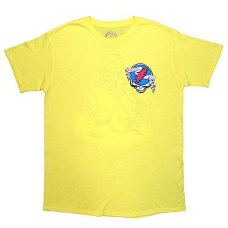 GRATEFUL DEAD Rose Pose Yellow T-shirt