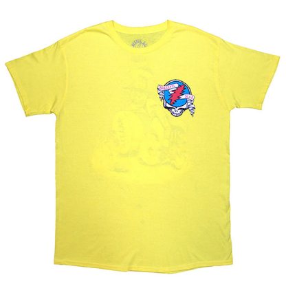 GRATEFUL DEAD Rose Pose Yellow T-shirt