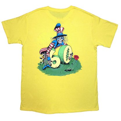 GRATEFUL DEAD Rose Pose Yellow T-shirt - Image 2