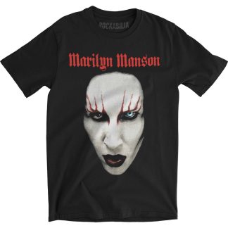MARILYN MANSON Red Lips Slim Fit T-shirt