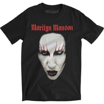 MARILYN MANSON Red Lips Slim Fit T-shirt