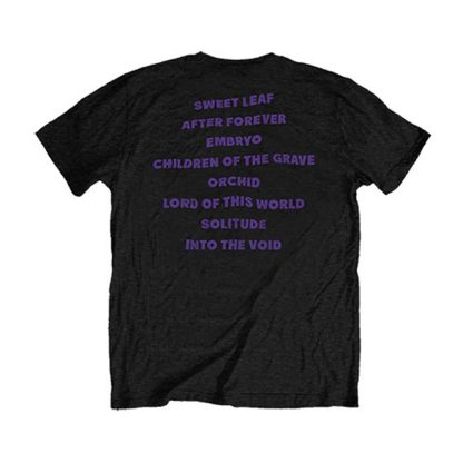 BLACK SABBATH Masters of Reality Album (Back Print) Slim Fit T-shirt - Image 2