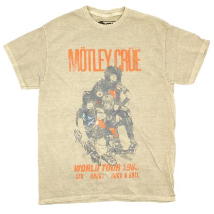 MOTLEY CRUE Sex Drugs and R&R Oversized Tee Vintage T-shirt