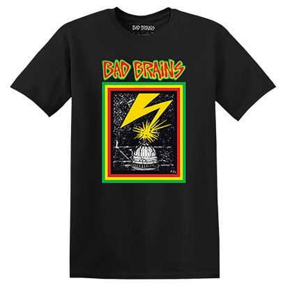 BAD BRAINS Capitol Strike On Black T-shirt