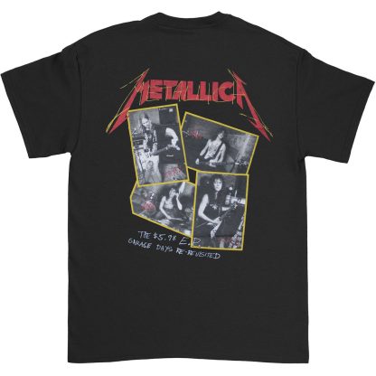 METALLICA Garage Photo Yellow (Back Print) Slim Fit T-shirt - Image 2