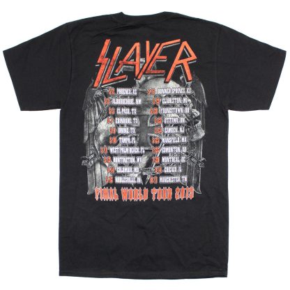 SLAYER Final World Tour Dates 2019 T-shirt - Image 2