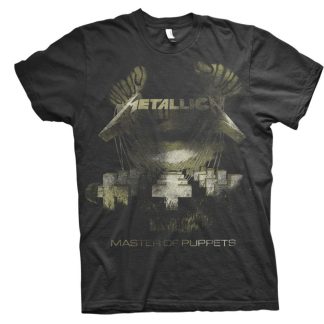 METALLICA Master of Puppets Distressed Slim Fit T-shirt