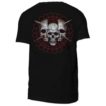 TOOL Skull Spikes (Back & Sleeve Print) T-shirt - Image 2
