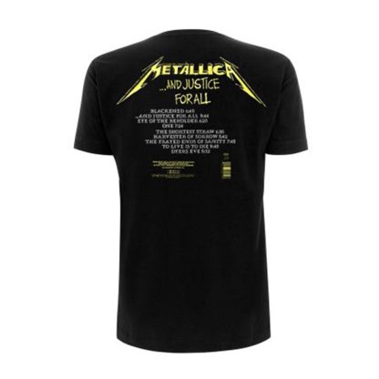 METALLICA And Justice For All Tracks T-shirt - Image 2