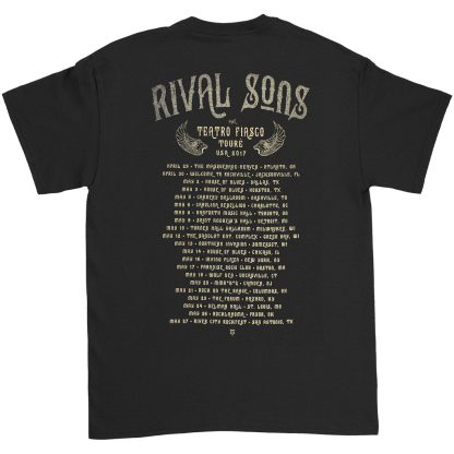 RIVAL SONS The Teatro Fiasco Toure USA 2017 T-shirt - Image 2