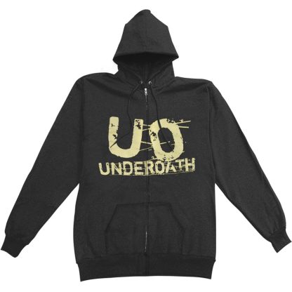 UNDEROATH Zippered Hooded Sweatshirt