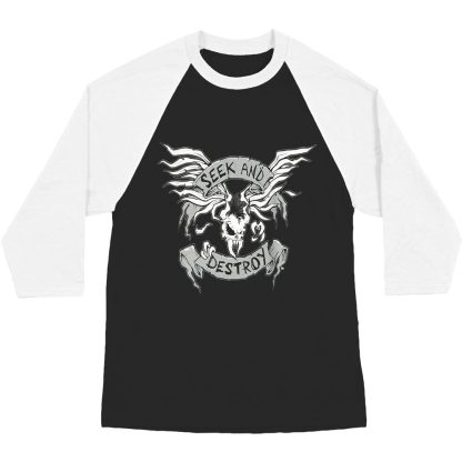 METALLICA Seek & Destroy 09 (San Rafael) Raglan Baseball Jersey