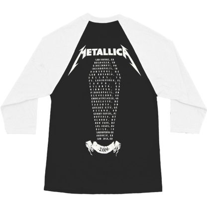 METALLICA Seek & Destroy 09 (San Rafael) Raglan Baseball Jersey - Image 2