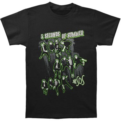 5 SECONDS OF SUMMER Triple Jump Slim Fit T-shirt