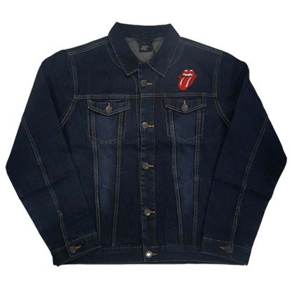 ROLLING STONES Classic Tongue (Back Print) Denim Jacket