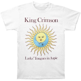 KING CRIMSON Larks' Tongues in Aspic (white with album text) T-shirt