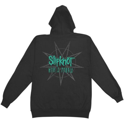SLIPKNOT 2016 World Tour Zippered Hooded Sweatshirt - Image 2