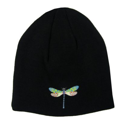 YES Dragonfly Black Beanie Hat Beanie - Image 2