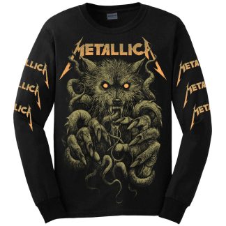 METALLICA Of Wolf and Ktulu by Rob Borbas (aka Grindesign) (Rockmerch Exclusive) Long Sleeve