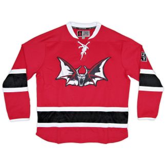 OZZY OSBOURNE Speak Of The Devil Red/white Heavyweight Hockey Jersey Hockey Jersey