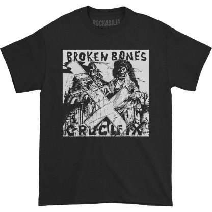 BROKEN BONES Crucifix Tee T-shirt